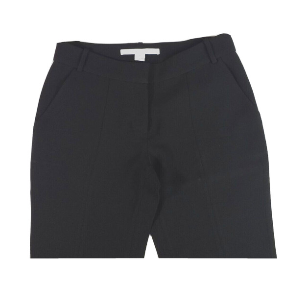 Diane von Furstenberg Pants | Size 0 | Black Straight Leg Stretch - Picture 1 of 8